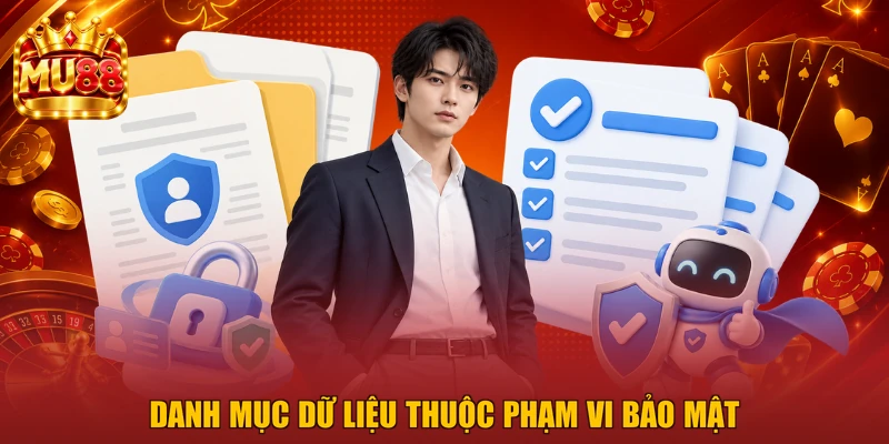 Danh mục dữ liệu thuộc phạm vi bảo mật