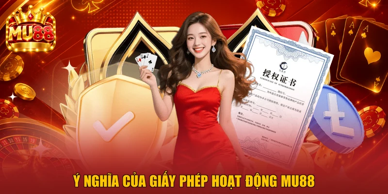 Ý nghĩa của giấy phép hoạt động MU88